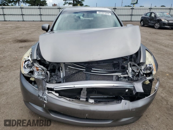 2008 Infiniti G35 with VIN JNKBV61E48M202723, listed as a Copart auction lot 62331224 with 124,885 mi miles and Non Repairable. Bid and sale history available at DreamBid. Image 5.