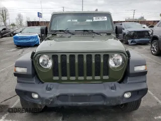 2021 Jeep Wrangler Sport with VIN 1C4GJXAG3MW737454, listed as a Copart auction lot 50967585 with 29,330 mi miles and Salvage Title. Bid and sale history available at DreamBid. Image 5.