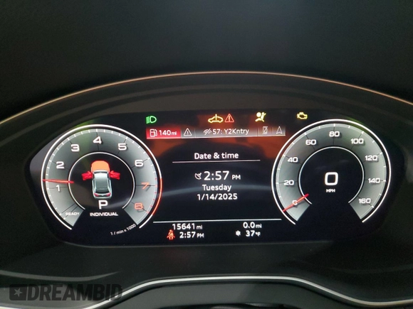 2023 Audi Q5 S line Prestige с VIN WA1FAAFY5P2167313, выставлен на аукционе Copart как лот 87830325 с пробегом 15 641 миль миль и Списание • Salvage title. История ставок и продаж доступна на DreamBid. Изображение 9.