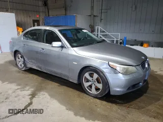 2007 BMW 5 Series 530xi with VIN WBANF735X7CU26269, listed as a Copart auction lot 85651954 with Not Provided miles and Salvage Title. Bid and sale history available at carsss.com. Image 4.