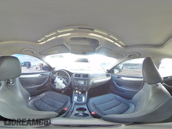 2012 Volkswagen Jetta Sedan SEL w/Sunroof with VIN 3VWLX7AJ0CM389522, listed as a Copart auction lot 86277254 with 0 mi miles and Salvage Title. Bid and sale history available at carsss.com. Image 12.
