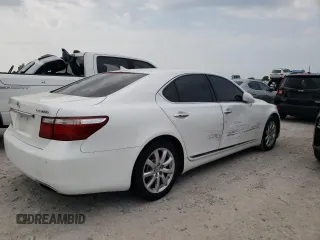2007 Lexus LS 460 z VIN JTHBL46F175034690, wystawiony jako Copart lot #58154305 z przebiegiem 143 517 mil mil oraz Szkoda całkowita • Salvage title. Historia ofert i sprzedaży dostępna na DreamBid. Obrazek 3.