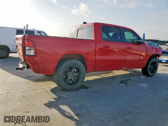 2022 Ram 1500 Big Horn z VIN 1C6SRFFT5NN310309, wystawiony jako Copart lot #60002185 z przebiegiem 69 475 mil mil oraz Czysty tytuł • Clean title. Historia ofert i sprzedaży dostępna na DreamBid. Obrazek 3.