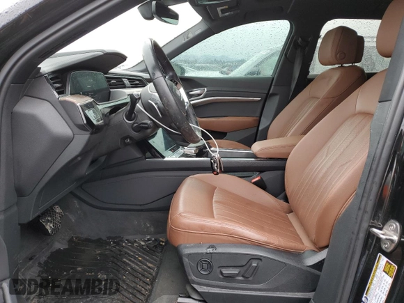 2019 Audi e-tron Premium Plus with VIN WA1LAAGE8KB021441, listed as a Copart auction lot 82905684 with 41,351 mi miles and Salvage title. Bid and sale history available at DreamBid. Image 7.