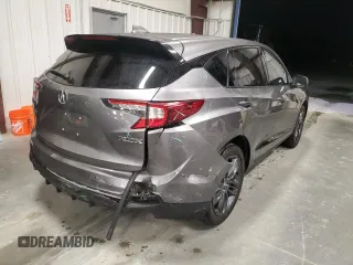 2023 Acura RDX w/A-Spec Package with VIN 5J8TC1H67PL005466, listed as a Copart auction lot 86745844 with 19,304 mi miles and Salvage title. Bid and sale history available at DreamBid. Image 3.