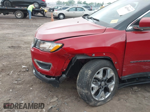 2021 Jeep Compass Limited with VIN 3C4NJDCB4MT515891, listed as a IAAI auction lot 42430460 with 46,119 mi miles and . Bid and sale history available at DreamBid. Image 6.