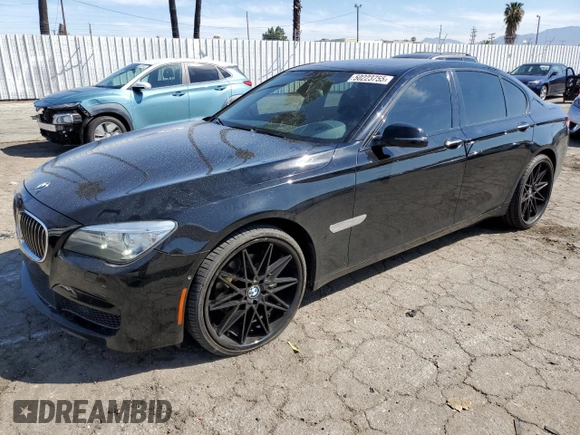 2015 BMW 7 Series 740i с VIN WBAYA6C58FD827009, выставлен на аукционе Copart как лот 50223755 с пробегом 105 440 миль миль и Списание • Salvage title. История ставок и продаж доступна на DreamBid. Изображение 1.