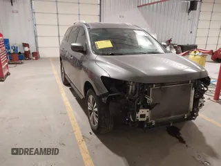 2019 Nissan Pathfinder SV with VIN 5N1DR2MM2KC625433, listed as a IAAI auction lot 41608795 with 65,651 mi miles. Bid and sale history available at carsss.com. Image 1.