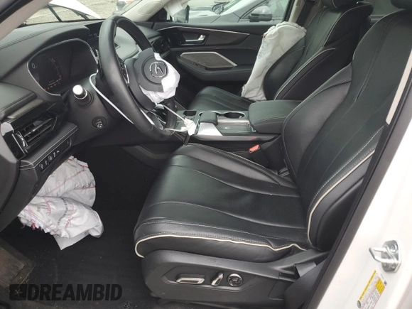 2023 Acura MDX Advance with VIN 5J8YE1H81PL026847, listed as a Copart auction lot 54119965 with 37,831 mi miles and Salvage title. Bid and sale history available at DreamBid. Image 7.
