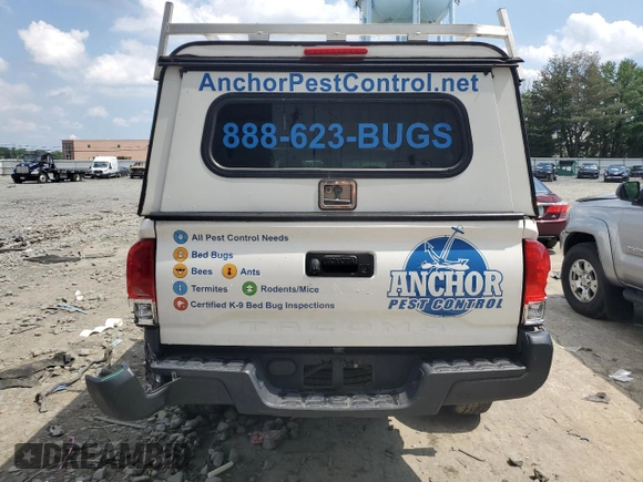 2016 Toyota Tacoma SR with VIN 5TFRX5GN5GX062688, listed as a Copart auction lot 63674655 with 202,372 mi miles and Salvage title. Bid and sale history available at DreamBid. Image 6.