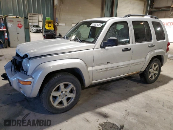 2003 Jeep Liberty Limited with VIN 1J4GL58KX3W707501, listed as a Copart auction lot 88082695 with 192,250 mi miles and Salvage Title. Bid and sale history available at DreamBid. Image 1.