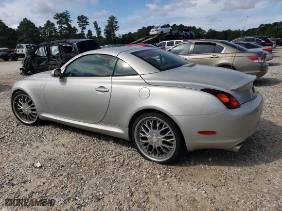 2002 Lexus SC 430 with VIN JTHFN48Y620032272, listed as a Copart auction lot 69202284 with 0 mi miles and Clean Title. Bid and sale history available at carsss.com. Image 2.