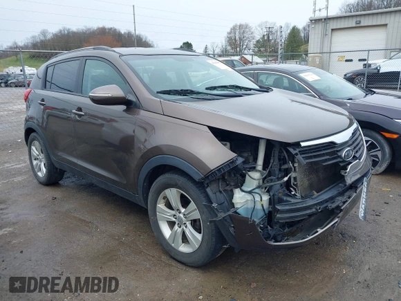 2011 Kia Sportage LX with VIN KNDPB3A20B7024111, listed as a IAAI auction lot 41945892 with 139,605 mi miles and . Bid and sale history available at carsss.com. Image 1.