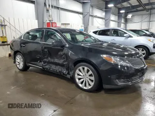 2013 Lincoln MKS with VIN 1LNHL9EK4DG615815, listed as a Copart auction lot 51675925 with 108,273 mi miles and Salvage title. Bid and sale history available at DreamBid. Image 4.