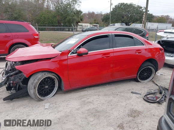 2019 Mercedes-Benz A 220 with VIN WDD3G4EB4KW016198, listed as a IAAI auction lot 41334708 with Not Provided miles and . Bid and sale history available at DreamBid. Image 14.