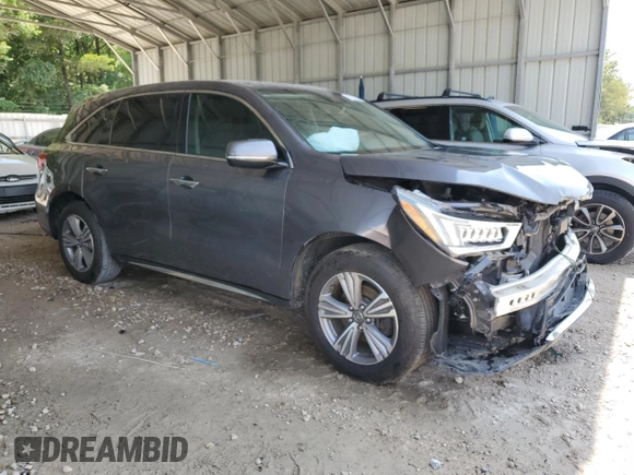 2020 Acura MDX with VIN 5J8YD3H32LL016308, listed as a Copart auction lot 57323855 with 48,461 mi miles and Non repairable. Bid and sale history available at DreamBid. Image 4.