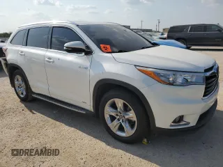 2016 Toyota Highlander Hybrid Limited with VIN 5TDDCRFH2GS017092, listed as a Copart auction lot 66069124 with 93,378 mi miles and Salvage Title. Bid and sale history available at carsss.com. Image 4.