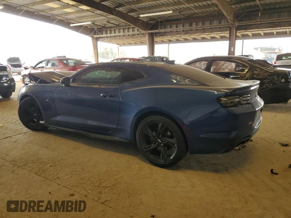 2019 Chevrolet Camaro 2LT with VIN 1G1FD1RS2K0123156, listed as a Copart auction lot 47807145 with 70,221 mi miles and Salvage Title. Bid and sale history available at carsss.com. Image 2.