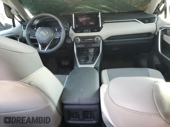 2024 Toyota RAV4 Hybrid XLE Premium with VIN 4T3B6RFV9RU155329, listed as a Copart auction lot 46131295 with 47,961 mi miles and Salvage Title. Bid and sale history available at DreamBid. Image 8.