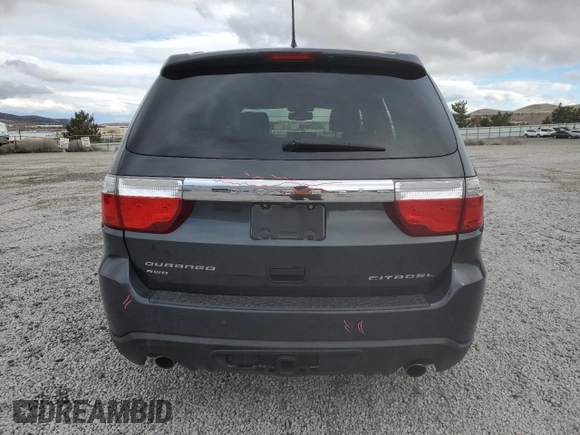 2011 Dodge Durango Citadel with VIN 1D4SE5GTXBC695969, listed as a Copart auction lot 49262315 with 146,252 mi miles and Salvage Title. Bid and sale history available at carsss.com. Image 6.