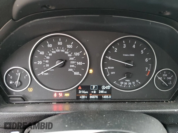 2018 BMW 3 Series 320i xDrive with VIN WBA8A3C55JA494888, listed as a Copart auction lot 87459204 with 86,876 mi miles and Salvage title. Bid and sale history available at DreamBid. Image 9.