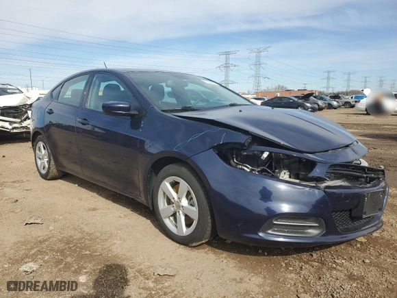 2016 Dodge Dart SXT with VIN 1C3CDFBB6GD732899, listed as a Copart auction lot 50184695 with 91,338 mi miles and Salvage Title. Bid and sale history available at carsss.com. Image 4.