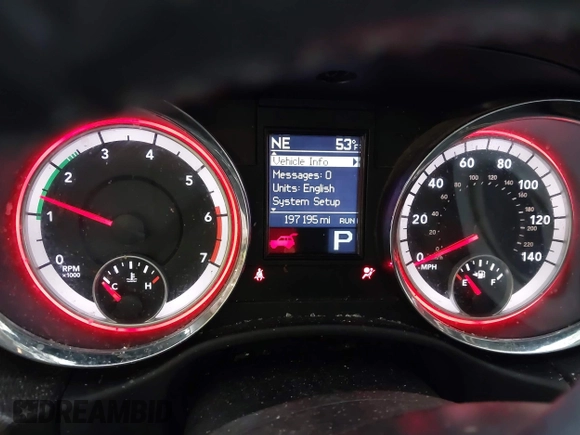 2013 Dodge Durango Crew z VIN 1C4SDJDT3DC540700, wystawiony jako IAAI lot #42097270 z przebiegiem 197 195 mil mil oraz . Historia ofert i sprzedaży dostępna na DreamBid. Obrazek 7.
