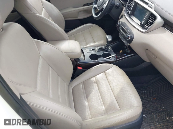 2019 Kia Sorento EX V6 with VIN 5XYPHDA51KG500108, listed as a IAAI auction lot 41900198 with 108,644 mi miles. Bid and sale history available at carsss.com. Image 5.
