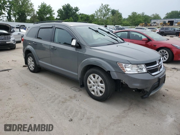 2019 Dodge Journey SE z VIN 3C4PDCBB9KT756175, wystawiony jako Copart lot #60358905 z przebiegiem 108 526 mil mil oraz Czysty tytuł • Clean title. Historia ofert i sprzedaży dostępna na DreamBid. Obrazek 4.