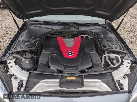 2017 Mercedes-Benz C 43 AMG with VIN 55SWF6EB6HU204688, listed as a Copart auction lot 47649265 with 96,964 mi miles and Salvage Title. Bid and sale history available at DreamBid. Image 11.