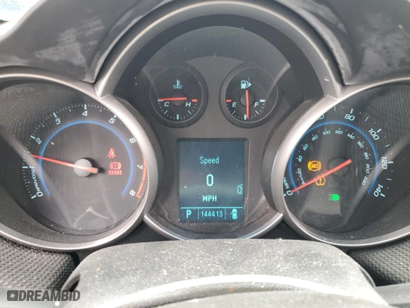 2011 Chevrolet Cruze LT w/1LT with VIN 1G1PF5S92B7296700, listed as a Copart auction lot 52758725 with 144,413 mi miles and Salvage Title. Bid and sale history available at carsss.com. Image 9.