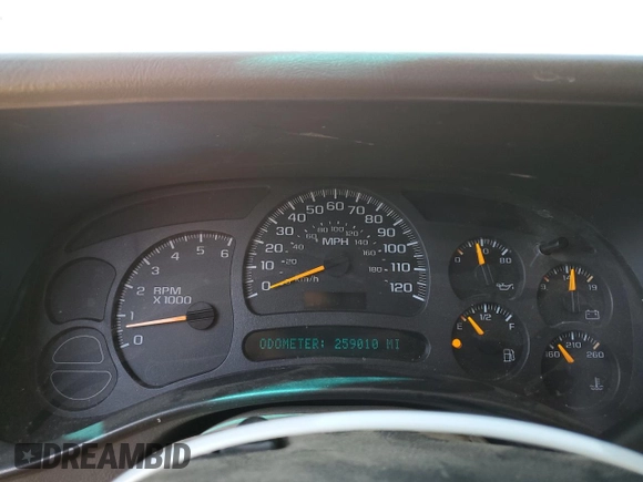 2003 Chevrolet Tahoe LT with VIN 1GNEC13ZX3R111532, listed as a Copart auction lot 63007715 with 259,010 mi miles and Salvage title. Bid and sale history available at DreamBid. Image 9.