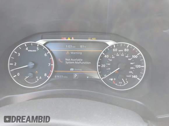 2019 Nissan Altima SR with VIN 1N4BL4CV0KC113145, listed as a IAAI auction lot 42127618 with 61,633 mi miles and . Bid and sale history available at DreamBid. Image 7.