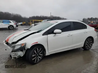 2015 Honda Civic Sedan EX-L with VIN 19XFB2F93FE077693, listed as a Copart auction lot 44203205 with 142,803 mi miles and Salvage Title. Bid and sale history available at carsss.com. Image 1.