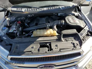 2019 Ford F-150 XL with VIN 1FTEW1E45KFB43127, listed as a Copart auction lot 50134345 with 194,396 mi miles and Salvage Title. Bid and sale history available at DreamBid. Image 11.