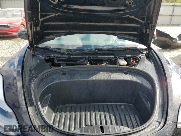 2023 Tesla Model 3 with VIN 5YJ3E1EA1PF437099, listed as a Copart auction lot 51647135 with 122,420 mi miles and Salvage Title. Bid and sale history available at carsss.com. Image 11.
