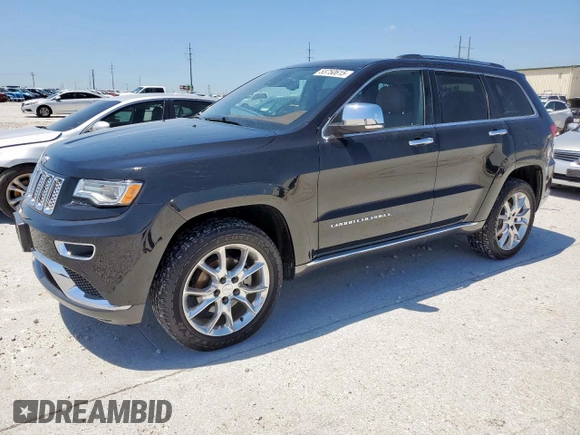 2015 Jeep Grand Cherokee Summit with VIN 1C4RJFJG7FC838858, listed as a Copart auction lot 53750615 with 53,552 mi miles and Clean title. Bid and sale history available at DreamBid. Image 1.