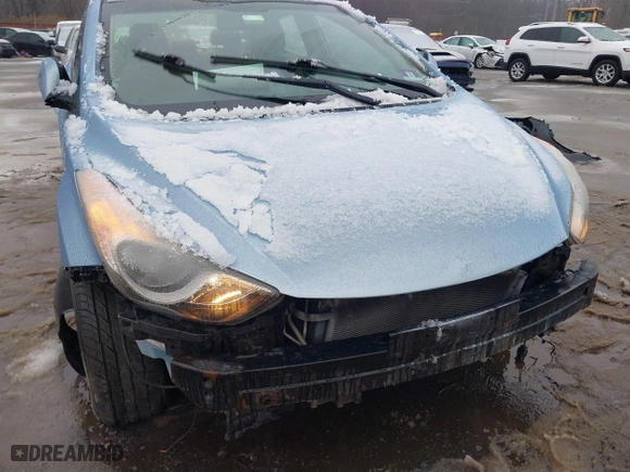 2013 Hyundai Elantra GLS PZEV with VIN KMHDH4AE8DU496607, listed as a IAAI auction lot 41432760 with 165,115 mi miles. Bid and sale history available at carsss.com. Image 18.