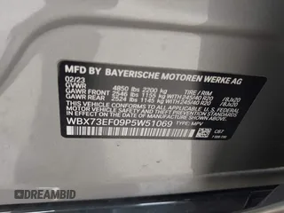 2023 BMW X1 xDrive28i z VIN WBX73EF09P5W51069, wystawiony jako IAAI lot #42145061 z przebiegiem 24 960 mil mil oraz . Historia ofert i sprzedaży dostępna na DreamBid. Obrazek 9.