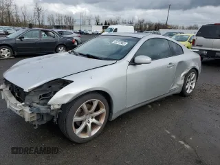 2004 Infiniti G35 Coupe w/Leather with VIN JNKCV54E34M308357, listed as a Copart auction lot 43222905 with 179,042 mi miles and Salvage Title. Bid and sale history available at carsss.com. Image 1.
