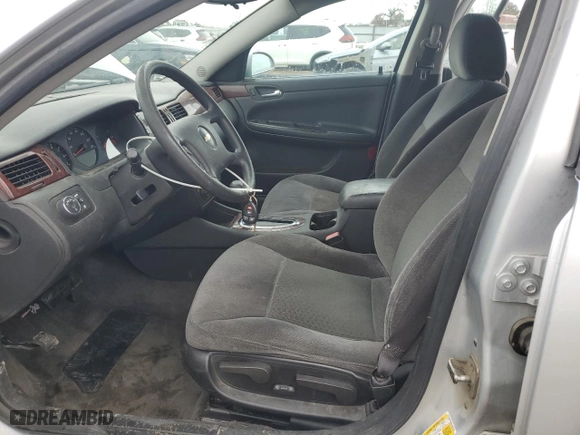 2009 Chevrolet Impala LS with VIN 2G1WB57N991258160, listed as a Copart auction lot 45682255 with NaN miles and Salvage Title. Bid and sale history available at carsss.com. Image 7.