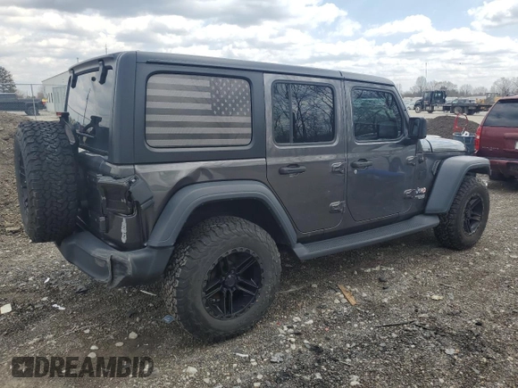 2018 Jeep Wrangler Unlimited Sport с VIN 1C4HJXDG2JW203017, выставлен на аукционе Copart как лот 51580585 с пробегом 84 377 миль миль и Списание • Salvage title. История ставок и продаж доступна на DreamBid. Изображение 3.