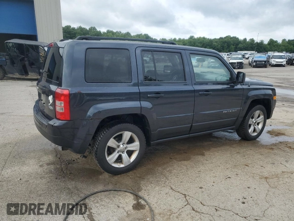 2014 Jeep Patriot Latitude with VIN 1C4NJRFB0ED649779, listed as a Copart auction lot 60444435 with 161,009 mi miles and Salvage title. Bid and sale history available at DreamBid. Image 3.