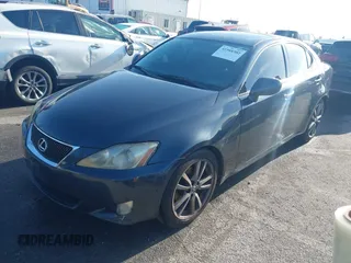 2008 Lexus IS 250 with VIN JTHBK262482059056, listed as a IAAI auction lot 41988302 with 203,953 mi miles. Bid and sale history available at carsss.com. Image 2.