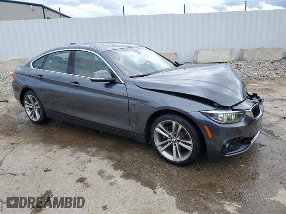 2019 BMW 4 Series 430i xDrive с VIN WBA4J3C58KBL10537, выставлен на аукционе Copart как лот 55932605 с пробегом 49 862 миль миль и Списание • Salvage title. История ставок и продаж доступна на DreamBid. Изображение 4.