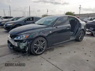 2012 Lexus IS 250 with VIN JTHBF5C26C5162836, listed as a Copart auction lot 64405535 with 126,781 mi miles and Salvage title. Bid and sale history available at DreamBid. Image 1.
