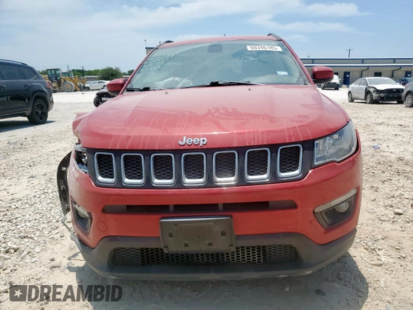 2017 Jeep Compass Latitude z VIN 3C4NJCBB7HT652700, wystawiony jako Copart lot #60346185 z przebiegiem 42 997 mil mil oraz Szkoda całkowita • Salvage title. Historia ofert i sprzedaży dostępna na DreamBid. Obrazek 5.