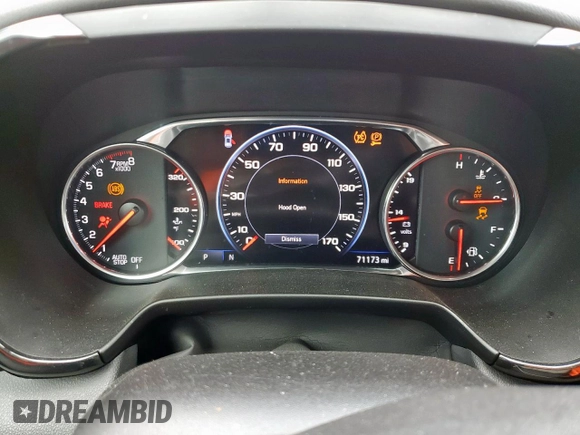 2020 Chevrolet Blazer RS with VIN 3GNKBERS8LS728528, listed as a Copart auction lot 61443675 with 71,173 mi miles and Salvage title. Bid and sale history available at DreamBid. Image 9.