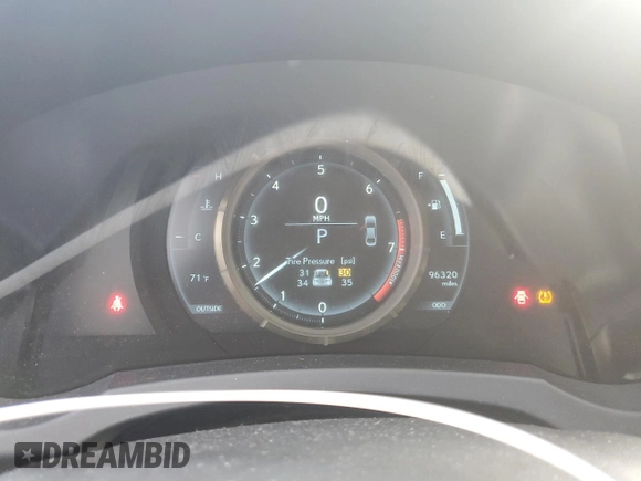 2015 Lexus IS 350 with VIN JTHCE1D23F5008300, listed as a Copart auction lot 74516744 with 96,320 mi miles and Salvage title. Bid and sale history available at DreamBid. Image 9.