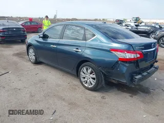 2015 Nissan Sentra S with VIN 3N1AB7AP7FY346826, listed as a IAAI auction lot 41878322 with 96,714 mi miles. Bid and sale history available at carsss.com. Image 3.